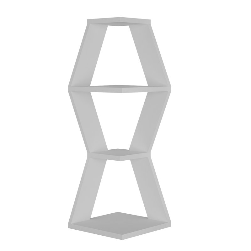 Bless international Mariah 3 Piece Corner Shelf with Adjustable Shelves